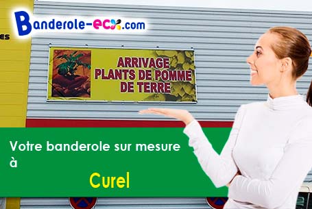 Banderole personnalisée sur mesure à Curel (Alpes-de-Haute-Provence/4200)