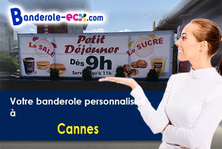 Livraison de banderole pas cher à Cannes (Alpes-Maritimes/06400-06150)