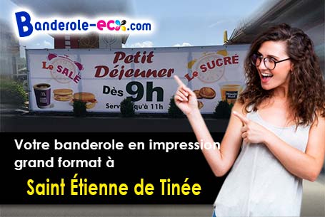 Livraison de banderole publicitaire à Saint-Étienne-de-Tinée (Alpes-Maritimes/6660)