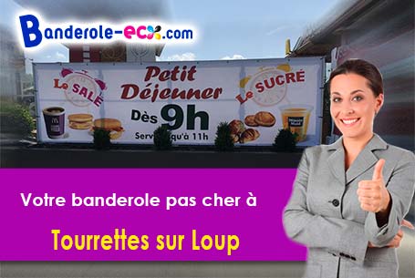 Livraison de banderole personnalisée à Tourrettes-sur-Loup (Alpes-Maritimes/6140)