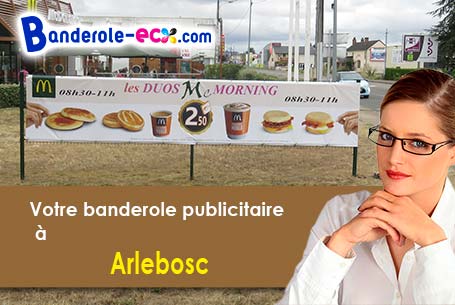 Livraison de banderole personnalisée à Arlebosc (Ardèche/7410)