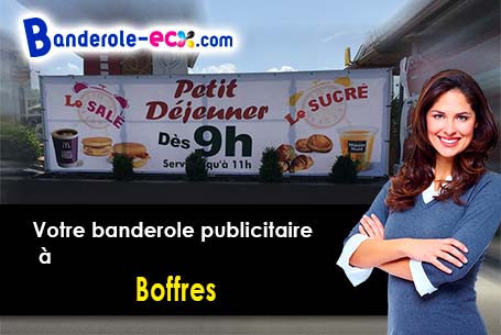 Livraison de banderole personnalisée à Boffres (Ardèche/7440)
