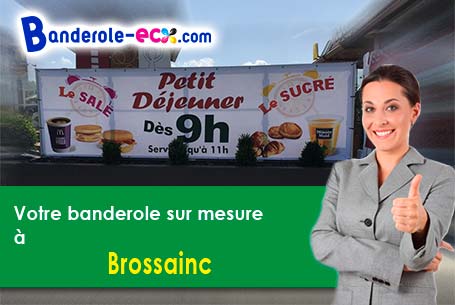 Livraison de banderole personnalisée à Brossainc (Ardèche/7340)