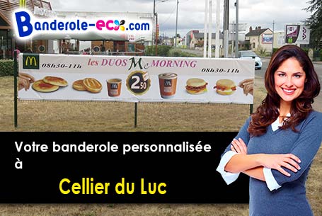 Livraison de banderole personnalisée à Cellier-du-Luc (Ardèche/7590)