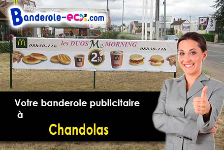 Livraison de banderole personnalisée à Chandolas (Ardèche/7230)