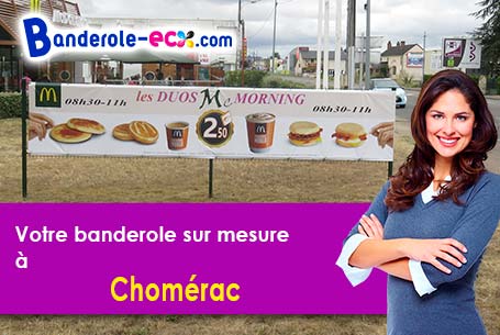 Livraison de banderole personnalisée à Chomérac (Ardèche/7210)