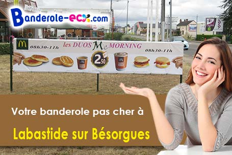 Livraison de banderole personnalisée à Labastide-sur-Bésorgues (Ardèche/7600)