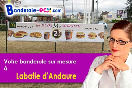 Livraison de banderole publicitaire à Labatie-d'Andaure (Ardèche/7570)