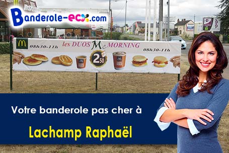 Livraison de banderole personnalisée à Lachamp-Raphaël (Ardèche/7530)