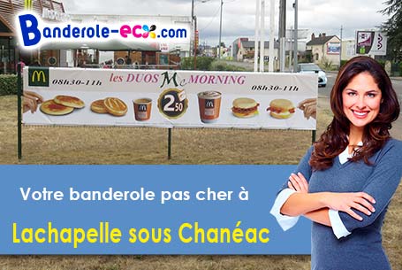 Livraison de banderole publicitaire à Lachapelle-sous-Chanéac (Ardèche/7310)