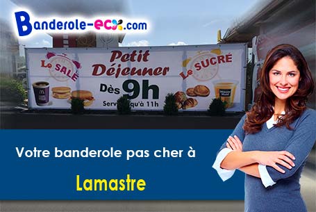 Livraison de banderole pas cher à Lamastre (Ardèche/7270)
