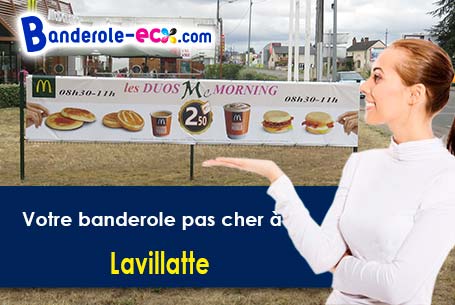 Livraison de banderole personnalisée à Lavillatte (Ardèche/7660)