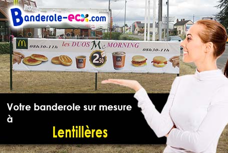 Livraison de banderole publicitaire à Lentillères (Ardèche/7200)