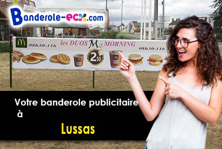 Livraison de banderole publicitaire à Lussas (Ardèche/7170)