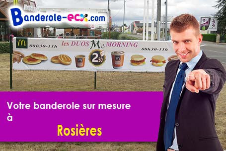 Livraison de banderole personnalisée à Rosières (Ardèche/7260)