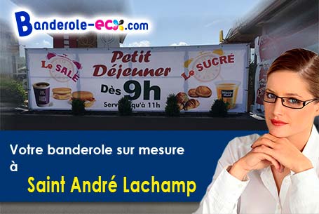 Livraison de banderole publicitaire à Saint-André-Lachamp (Ardèche/7230)