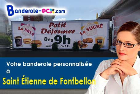 Livraison de banderole publicitaire à Saint-Étienne-de-Fontbellon (Ardèche/7200)