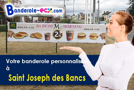 Livraison de banderole publicitaire à Saint-Joseph-des-Bancs (Ardèche/7530)