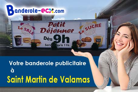Livraison de banderole personnalisée à Saint-Martin-de-Valamas (Ardèche/7310)