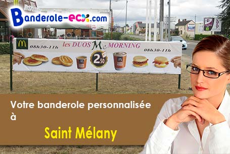Livraison de banderole publicitaire à Saint-Mélany (Ardèche/7260)