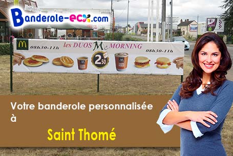Livraison de banderole personnalisée à Saint-Thomé (Ardèche/7220)