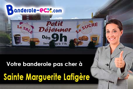 Livraison de banderole publicitaire à Sainte-Marguerite-Lafigère (Ardèche/7140)