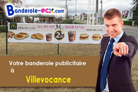 Livraison de banderole pas cher à Villevocance (Ardèche/7690)