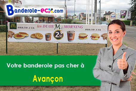 Livraison de banderole personnalisée à Avançon (Ardennes/8300)