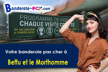Livraison de banderole publicitaire à Beffu-et-le-Morthomme (Ardennes/8250)