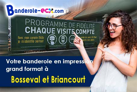 Livraison de banderole personnalisée à Bosseval-et-Briancourt (Ardennes/8350)