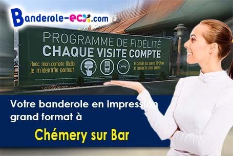 Livraison de banderole publicitaire à Chémery-sur-Bar (Ardennes/8450)