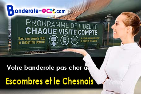 Livraison de banderole publicitaire à Escombres-et-le-Chesnois (Ardennes/8110)