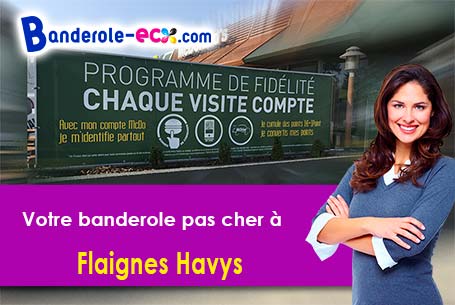 Livraison de banderole personnalisée à Flaignes-Havys (Ardennes/8260)