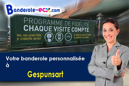 Livraison de banderole publicitaire à Gespunsart (Ardennes/8700)