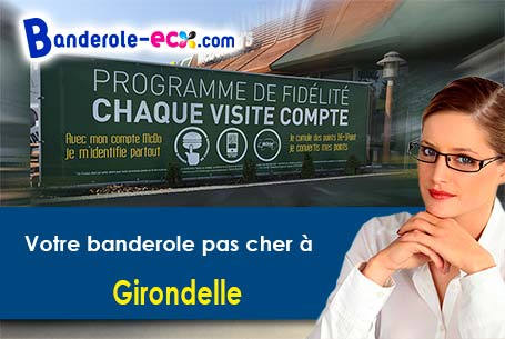 Livraison de banderole publicitaire à Girondelle (Ardennes/8260)