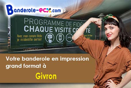 Livraison de banderole pas cher à Givron (Ardennes/8220)