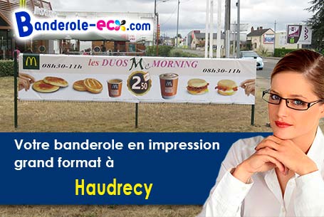 Livraison de banderole personnalisée à Haudrecy (Ardennes/8090)