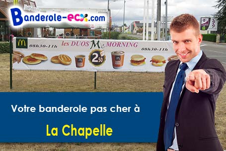 Livraison de banderole publicitaire à La Chapelle (Ardennes/8200)