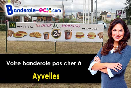 Livraison de banderole pas cher à Ayvelles (Ardennes/8000)