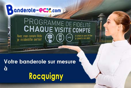 Livraison de banderole publicitaire à Rocquigny (Ardennes/8220)