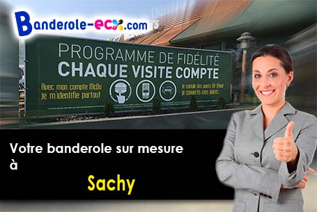 Livraison de banderole publicitaire à Sachy (Ardennes/8110)