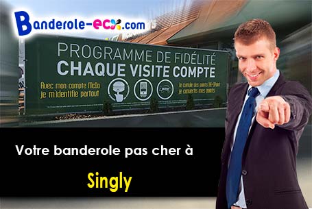 Livraison de banderole publicitaire à Singly (Ardennes/8430)