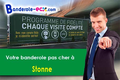 Livraison de banderole publicitaire à Stonne (Ardennes/8390)