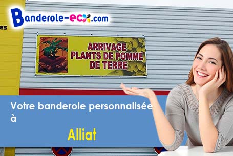 A Alliat (Ariège/9400) recevez votre banderole publicitaire