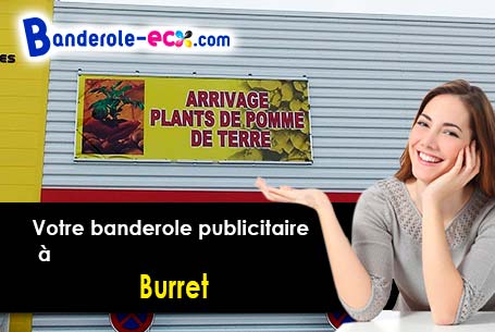 A Burret (Ariège/9000) impression de banderole publicitaire