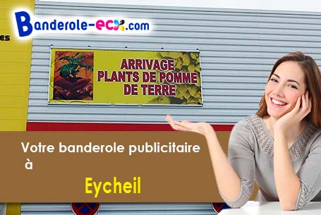 A Eycheil (Ariège/9200) impression de banderole publicitaire