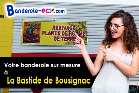 A La Bastide-de-Bousignac (Ariège/9500) recevez votre banderole publicitaire