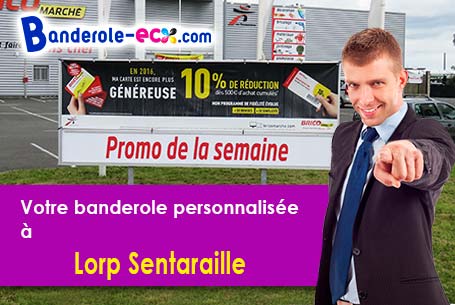 A Lorp-Sentaraille (Ariège/9190) recevez votre banderole publicitaire