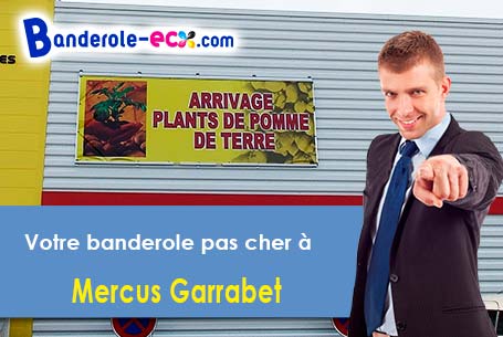 Recevez votre banderole pas cher à Mercus-Garrabet (Ariège/9400)