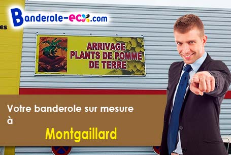 Recevez votre banderole pas cher à Montgaillard (Ariège/9330)